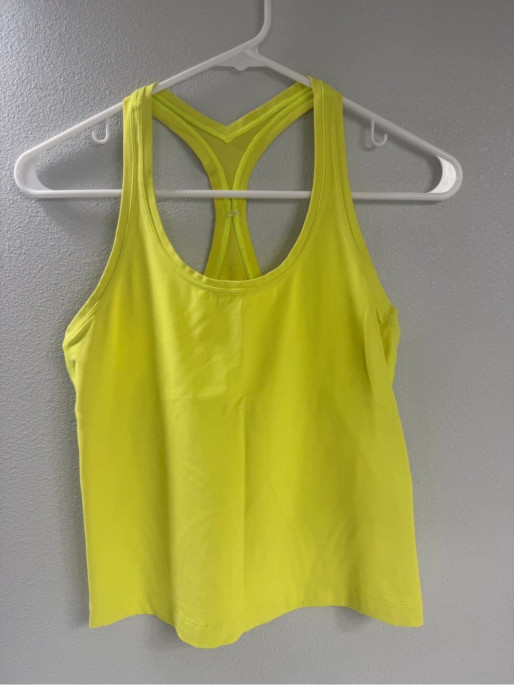 lululemon athletica Neon Yellow Racerback Tank